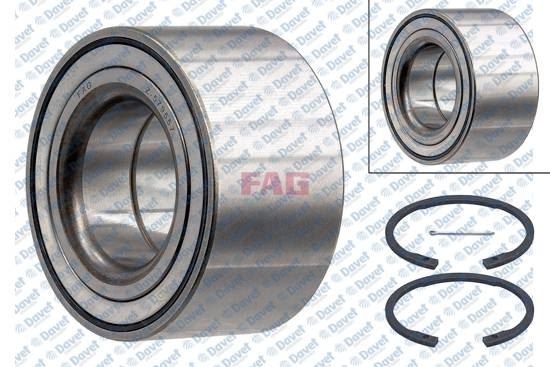 FAG 713644190 On Teker Rulmani [Kit] Chevrolet Epica Lacetti Nubira Rezzo 1.6 1.8 2.0d 05> Ford Connect 1.8 Tdci 02> Opel Astra F Calibra A Omega B Vectra B 1.4 1.6 1.7cdti 1.8 2.0 95-03